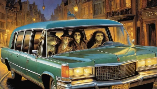 dodge caravan,ford aerostar,schoolbus,vanagon,dodge ram van,the old van,yellow taxi,jeep cherokee (xj),school bus,station wagon-station wagon,tour to the sirens,travel van,jeep cherokee,jeep wagoneer,taxi cab,minibus,halloween travel trailer,ford transit,rock'n roll mobile,vwbus,Illustration,Realistic Fantasy,Realistic Fantasy 14