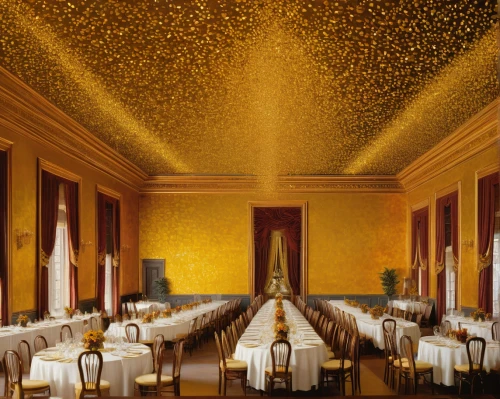 gold wall,blossom gold foil,yellow wallpaper,cream and gold foil,fine dining restaurant,gold foil art,gold leaf,abstract gold embossed,gold foil shapes,restaurant bern,christmas gold foil,gold paint strokes,gold foil,gleneagles hotel,gold foil and cream,exclusive banquet,gold foil tree of life,dining room,gold paint stroke,ballroom,Art,Classical Oil Painting,Classical Oil Painting 14