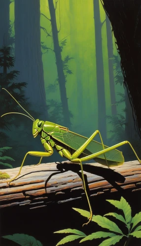 mantidae,frog background,katydid,gonepteryx cleopatra,mantis,grasshopper,band winged grasshoppers,praying mantis,northern praying mantis (martial art),gonepteryx rhamni,patrol,perched on a log,locusts,green frog,aaa,jiminy cricket,locust,tree frogs,cricket-like insect,limb males,Conceptual Art,Sci-Fi,Sci-Fi 15
