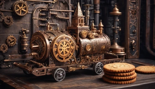 steampunk gears,clockmaker,wooden toys,wooden cable reel,steampunk,mechanical puzzle,wooden toy,cog,scientific instrument,old calculating machine,steam engine,gingerbread maker,gears,crypto mining,wooden wheel,watchmaker,machinery,cogs,cogwheel,cog wheels,Conceptual Art,Fantasy,Fantasy 25