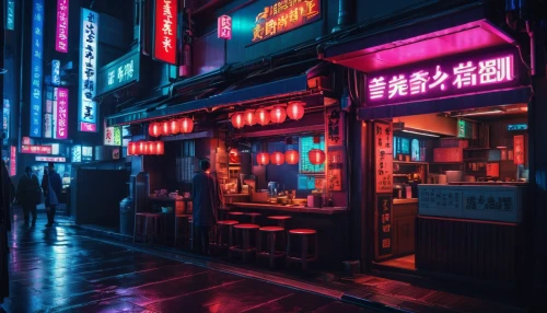 neon coffee,neon drinks,tokyo,tokyo city,shinjuku,neon cocktails,shanghai,neon tea,taipei,neon arrows,neon sign,colorful city,cyberpunk,kowloon,neon lights,japanese restaurant,rain bar,alley,neon light,alleyway,Conceptual Art,Sci-Fi,Sci-Fi 26