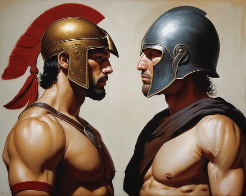 sparta,gladiators,spartan,gladiator,greco-roman wrestling,thracian,pankration,romans,the roman centurion,rome 2,bactrian,biblical narrative characters,thymelicus,sparring,germanic tribes,roman soldier,helmets,warrior and orc,greek mythology,versus,Conceptual Art,Daily,Daily 14