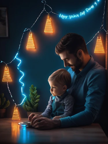 kids illustration,the holiday of lights,christmas scene,drawing with light,christmas light,christmas lights,christmas picture,christmas wallpaper,father with child,christmasbackground,modern christmas card,first advent,dad and son,world digital painting,father-son,digital compositing,father and son,connected,internet connection,digital art,Photography,Documentary Photography,Documentary Photography 22