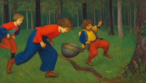 happy children playing in the forest,forest workers,throwing leaves,children playing,work in the garden,khokhloma painting,girl picking apples,frutti di bosco,square dance,farmer in the woods,to collect chestnuts,children play,hunting scene,logging,traditional sport,picking vegetables in early spring,the labor,glean,dancers,workers,Art,Classical Oil Painting,Classical Oil Painting 30