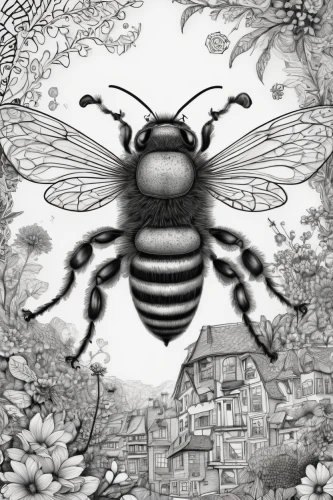 drawing bee,bee,drone bee,pencil art,honey bee home,bees,gray sandy bee,wild bee,honeybee,silk bee,housefly,flower fly,honey bee,pencil drawings,heath-the bumble bee,bumblebee fly,bumble-bee,pollinate,western honey bee,house fly,Illustration,Black and White,Black and White 11