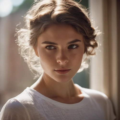 audrey,jane austen,angelica,marguerite,young woman,british actress,romantic look,elegant,beautiful face,angelic,angel face,isabel,jessamine,vintage woman,romantic portrait,portrait of a girl,ingrid bergman,updo,lena,hazel,Photography,General,Cinematic