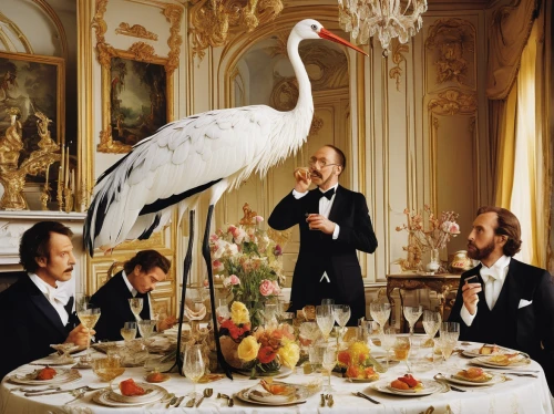 napoleon iii style,catering service bern,trumpet of the swan,cuisine classique,hans christian andersen,fine dining restaurant,swans,grey neck king crane,prince of wales feathers,swan family,apéritif,wild goose,vanity fair,viennese cuisine,waiter,aristocrat,ornithology,exclusive banquet,trumpeter swans,centrepiece,Photography,Fashion Photography,Fashion Photography 24