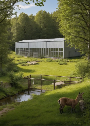 equestrian center,house in the forest,horse barn,mid century house,horse stable,pony farm,field barn,3d rendering,field house,archidaily,frame house,piglet barn,new england style house,idyllic,farmstead,will free enclosure,animal containment facility,dog house,summer house,modern house,Conceptual Art,Daily,Daily 06