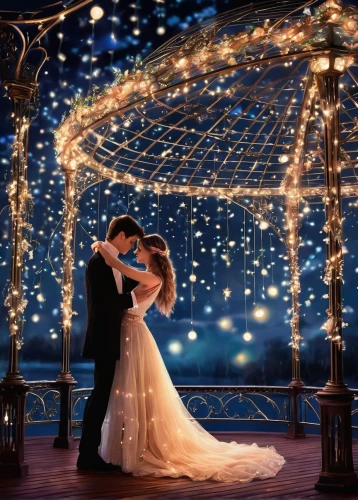 bokeh hearts,fairy lights,bokeh lights,magical moment,hanging stars,the moon and the stars,tangled,string lights,bokeh,fairytale,garland of lights,lights serenade,epcot ball,tribute in lights,a fairy tale,the stars,romantic scene,wedding photo,wedding frame,magical,Illustration,Realistic Fantasy,Realistic Fantasy 37