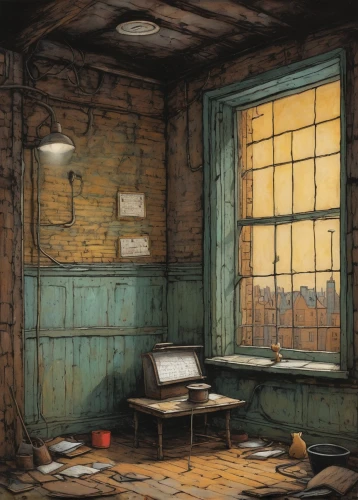 examination room,study room,abandoned room,watercolor tea shop,classroom,doctor's room,wooden windows,colored pencil background,consulting room,cold room,the little girl's room,study,watercolor shops,old windows,laundry room,boy's room picture,rest room,apothecary,abandoned place,sewing room,Art,Artistic Painting,Artistic Painting 49