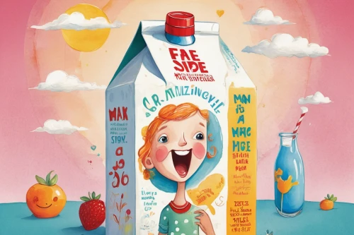 milk-carton,milk carton,baby shampoo,advertising figure,baby food,milk bottle,cones milk star,packshot,kids illustration,non-dairy creamer,fruit juice,grain milk,almond milk,infant formula,cream carton,cow's milk,packaging and labeling,commercial packaging,sugar milk,huggies pull-ups,Illustration,Abstract Fantasy,Abstract Fantasy 13