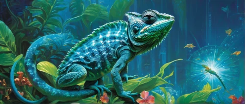 emerald lizard,cuthulu,iguana,iguanidae,aquarium inhabitants,marine reptile,green iguana,meller's chameleon,cynorhodon,merman,panther chameleon,endangered,merfolk,saurian,alligator,chameleon,lissotriton,chinese water dragon,marine animal,eastern water dragon,Art,Classical Oil Painting,Classical Oil Painting 15