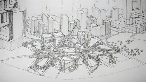 isometric,frame drawing,mechanical puzzle,structures,metropolis,panoramical,game drawing,underconstruction,city blocks,urbanization,destroyed city,line drawing,aerial landscape,metropolises,escher,sheet drawing,panopticon,macroperspective,constructing,assemblage