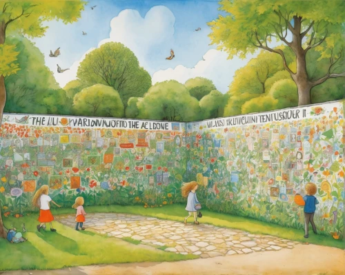 murals,kindergarten,church painting,mural,colomba di pasqua,khokhloma painting,children's interior,children's room,children's background,village festival,mexican calendar,nursery,children's playground,village scene,children's bedroom,animal zoo,tulip festival,wall painting,annual fair,elementary school,Illustration,Realistic Fantasy,Realistic Fantasy 31