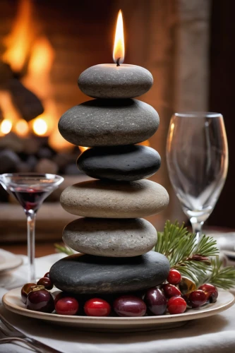 christmas menu,massage stones,christmas fireplace,hygge,catering service bern,stone oven pizza,advent wreath,fireside,yule log,stacking stones,the second sunday of advent,the first sunday of advent,candlestick for three candles,singing bowl massage,the third sunday of advent,advent arrangement,balanced pebbles,fire place,energy healing,holiday table,Conceptual Art,Oil color,Oil Color 09