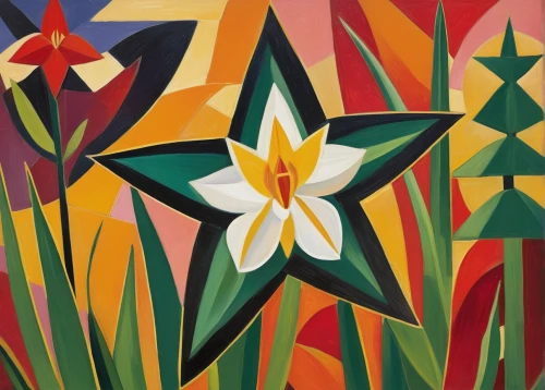 star-of-bethlehem,moravian star,flower painting,flowers png,star of bethlehem,wild tulips,starflower,star flower,tulip background,floral composition,garden star of bethlehem,gazania,magic star flower,lillies,tulip field,flower and bird illustration,flower illustration,abstract flowers,tulipa,day lily,Art,Artistic Painting,Artistic Painting 35