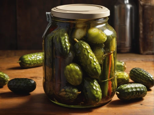 spreewald gherkins,pickled cucumbers,homemade pickles,pickling,pickled cucumber,snake pickle,mixed pickles,jalapenos,pickles,west indian gherkin,peperoncini,gherkin,serrano peppers,giardiniera,pickled,okra peji,cucumis,carciofi alla giudia,piccalilli,jalapeño,Illustration,Realistic Fantasy,Realistic Fantasy 22