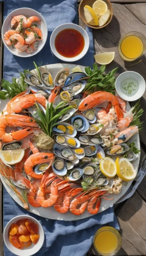 seafood platter,seafood,sea foods,seafood counter,seafood in sour sauce,sea food,seafood boil,platter,food platter,shellfish,spanish cuisine,pilselv shrimp,paella,dinner tray,sicilian cuisine,food presentation,freshwater prawns,boiled shrimp,carpaccio,cuisine of madrid,Conceptual Art,Oil color,Oil Color 16