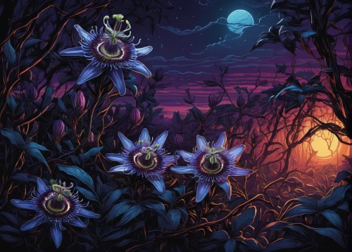 moonlight cactus,night-blooming cactus,nightshade plant,blue passion flower butterflies,moonflower,halloween wallpaper,passionflower caerulea,halloween owls,halloween illustration,halloween background,fairy lanterns,lunar phases,passion flower family,kahila garland-lily,deadly nightshade,flowers png,passionflower,passiflora caerulea,widow flower,magnolia trees,Illustration,Realistic Fantasy,Realistic Fantasy 25