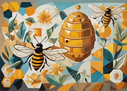 beekeeping,beekeepers,bee farm,beekeeper,honeybees,honey bees,apiary,honey bee home,bee-keeping,bees,two bees,bee colonies,beekeeper plant,bee hive,bee keeping,western honey bee,honeybee,bee colony,bee house,beehive,Art,Artistic Painting,Artistic Painting 45
