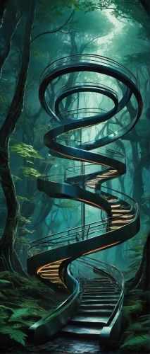 winding steps,spiral staircase,water stairs,spiral,winding staircase,helix,spiralling,spiral stairs,spiral background,tree top path,the mystical path,spirals,flooded pathway,circular staircase,dna helix,time spiral,staircase,flora abstract scrolls,stairs,pathway,Conceptual Art,Sci-Fi,Sci-Fi 24