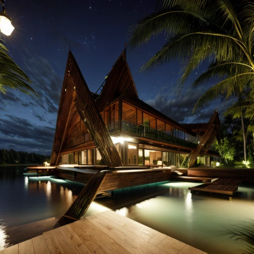 floating huts,house by the water,tropical house,holiday villa,over water bungalows,over water bungalow,pool house,luxury property,moorea,luxury home,cube stilt houses,dunes house,chalet,stilt house,eco hotel,beautiful home,belize,summer house,3d rendering,wooden house