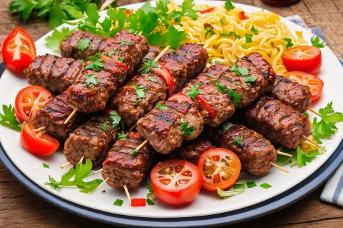 kofte kebab,kabab koobideh,cevapcici,beyti kebab,kofta,shish kebab,chelow kabab,ćevapi,adana kebabı,shami kebab,alinazik kebab,souvlaki,kabab,meat skewer,turkish cuisine,suya,beef roulades,turkish food,shashlik,turkish specialty,Illustration,Retro,Retro 20