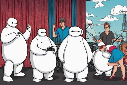 disney baymax,baymax,gondola,the people in the sea,penguin parade,white figures,afterlife,studio ghibli,cartoon people,audience,big penguin,emperor penguins,bowling pin,submarine,group of people,family reunion,comedy club,the dawn family,vector people,digital nomads,Illustration,Black and White,Black and White 18