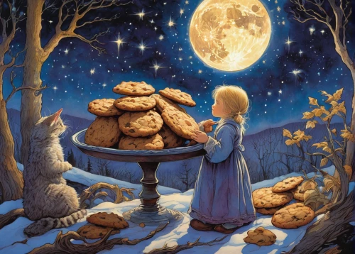 gingerbread maker,angel gingerbread,cookie,cookie jar,gingerbread break,cookies,ginger cookie,gingerbread cookie,baking cookies,bake cookies,mince pie,cookies and crackers,gingerbread cookies,mince pies,carol singers,stack of cookies,blue moon,woman holding pie,christmas sweets,the occasion of christmas,Illustration,Realistic Fantasy,Realistic Fantasy 04