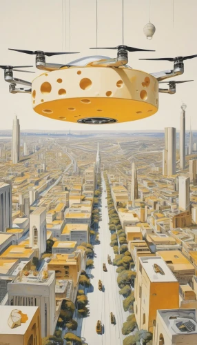 logistics drone,sky space concept,futuristic landscape,ufo,futuristic art museum,drone bee,ufo intercept,futuristic architecture,drones,airships,flying drone,pioneer 10,flying saucer,drone,ufos,science-fiction,metropolis,science fiction,sci-fi,sci - fi,Illustration,Retro,Retro 21