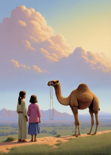 dromedaries,camelid,arabian camel,camel,two-humped camel,bactrian camel,camelride,dromedary,camels,male camel,shadow camel,camel caravan,llamas,alpacas,alpaca,desert safari,steppe,gnu,sahara desert,altiplano,Art,Artistic Painting,Artistic Painting 48