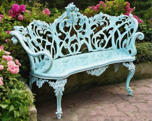 garden bench,floral chair,garden furniture,rococo,chaise longue,antique furniture,chiavari chair,patio furniture,shabby chic,chaise,outdoor furniture,outdoor bench,shabby-chic,garden decoration,art nouveau,damask,garden decor,art nouveau design,hunting seat,quince decorative,Conceptual Art,Fantasy,Fantasy 24
