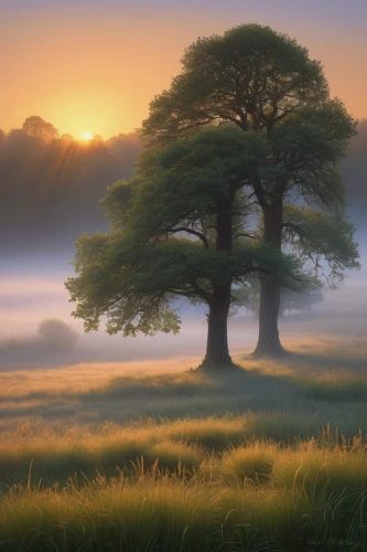 lone tree,isolated tree,oak tree,foggy landscape,flourishing tree,morning mist,meadow landscape,nature landscape,magic tree,maple tree,forest tree,landscape nature,the japanese tree,landscape background,bare tree,two oaks,tree of life,beautiful landscape,larch tree,celtic tree,Conceptual Art,Daily,Daily 27