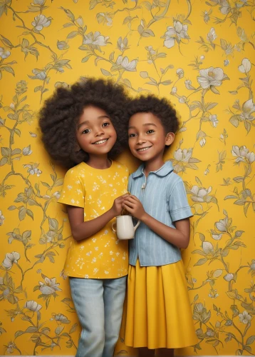 afro american girls,sewing pattern girls,sunflower lace background,designer dolls,african american kids,yellow background,fashion dolls,porcelain dolls,lemon background,vintage children,kids illustration,photographing children,yellow wallpaper,cardboard background,children's photo shoot,children's background,afroamerican,gap kids,yellow daisies,children girls,Illustration,Paper based,Paper Based 14