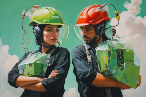 rescue workers,respirators,firemen,safety helmet,respirator,forest workers,welders,firefighters,construction workers,fire fighters,workers,helmets,construction helmet,hard hat,hardhat,first responders,climbing helmets,rescuers,fire-fighting,repairman,Illustration,Realistic Fantasy,Realistic Fantasy 24