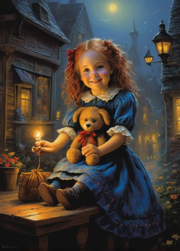 children's fairy tale,fairy tale character,the little girl,jigsaw puzzle,merida,children's background,little red riding hood,fantasy picture,fairytale characters,little girl with balloons,teddy-bear,fairy tale,little girl reading,alice,the girl in nightie,teddy bears,teddy bear,little girl,redhead doll,teddy bear waiting,Illustration,Realistic Fantasy,Realistic Fantasy 32