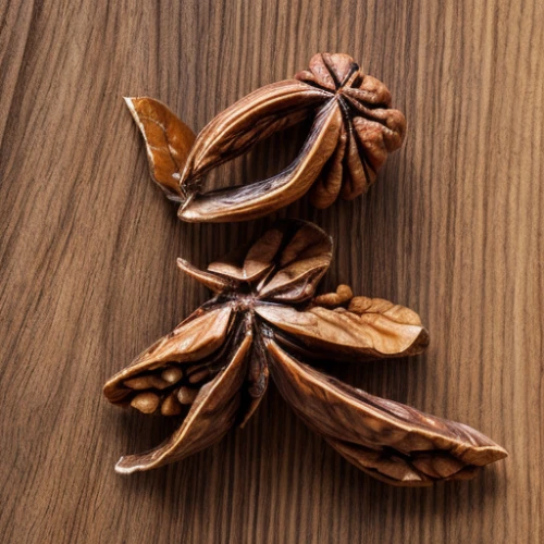 chestnut leaf,walnut leaf,star anise,chestnut leaves,wood flower,chestnut pods,chestnut with leaf,douglas fir cones,english walnut,wooden bowtie,cardamom,dried petals,chestnut fruit,wooden spinning top,the leaves of chestnut,acorn leaves,dried cloves,chocolate shavings,chestnut flowers,clove scented,Material,Material,Walnut