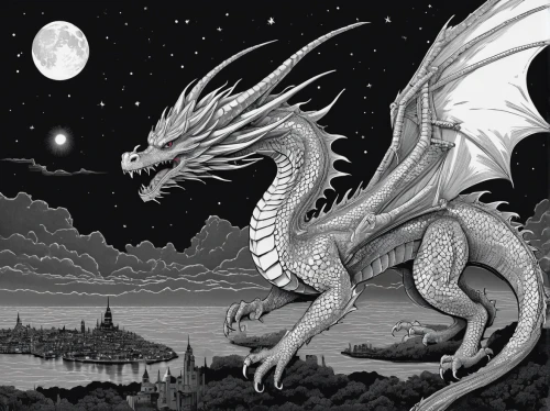 black dragon,dragon of earth,wyrm,dragon,dragons,wales,dragon design,draconic,dragon li,heroic fantasy,green dragon,gryphon,fantasy art,fire breathing dragon,fantasy picture,welsh,basilisk,dragon fire,chinese dragon,sci fiction illustration,Illustration,Black and White,Black and White 16