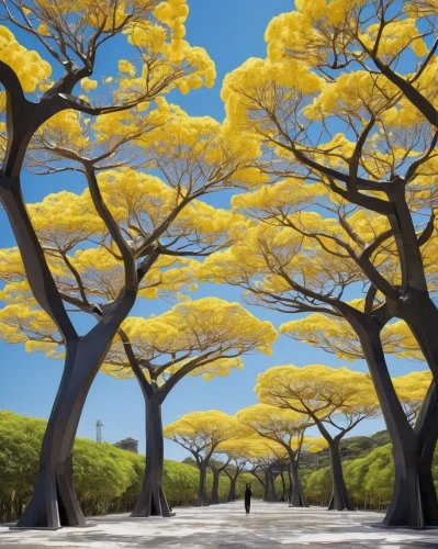 golden trumpet trees,jacaranda trees,tree grove,dead vlei,adansonia,palma trees,golden trumpet tree,deadvlei,cartoon forest,madagascar,yellow tabebuia,jacaranda,tabebuia,deciduous trees,defense,argan trees,magnolia trees,the trees,silk tree,beech trees,Art,Artistic Painting,Artistic Painting 44