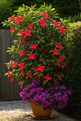 flowering shrubs,ornamental shrubs,ornamental shrub,decorative bush,bougainvillea azalea,ornamental plants,japanese jasmine,garden petunia,ornamental plant,star jasmine,impatiens,brazilian jasmine,paprika bush,summer border,cape jasmine,heart shrub,poinsettia,azaleas,terracotta flower pot,garden fence,Art,Classical Oil Painting,Classical Oil Painting 24