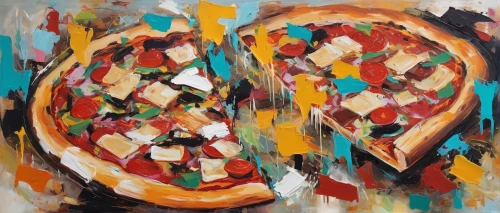 abstract painting,girl with bread-and-butter,abstracts,abstract artwork,cheese wheel,abstract shapes,woman holding pie,oil on canvas,tambourine,oil painting on canvas,italian painter,butternut,cubism,food collage,abstraction,cloves schwindl inge,art exhibition,abstract art,two hearts,red heart shapes,Conceptual Art,Oil color,Oil Color 20