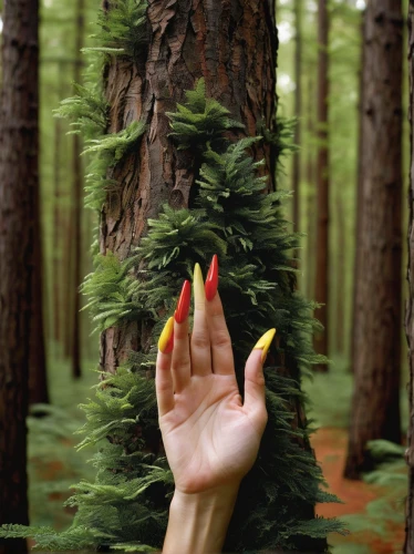 palm reading,conceptual photography,palm of the hand,temperate coniferous forest,fir forest,fir needles,yellow fir,tropical and subtropical coniferous forests,conifers,coniferous forest,finger art,praying hands,the forest fell,on the palm,mother nature,coniferous,art forms in nature,holy forest,spruce needles,people in nature,Photography,Fashion Photography,Fashion Photography 16