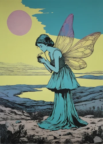 ulysses butterfly,cupido (butterfly),hesperia (butterfly),cloudless sulphur,rosa ' the fairy,kate greenaway,colias croceus,lepidopterist,child fairy,flower fairy,rosa 'the fairy,fairy,faerie,fairies aloft,sky butterfly,vintage fairies,aurora butterfly,mucha,vanessa (butterfly),julia butterfly,Art,Artistic Painting,Artistic Painting 22