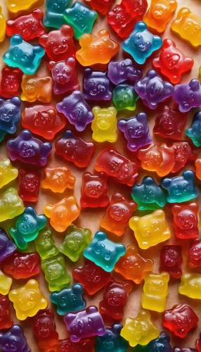 gummybears,gummies,gummi candy,gummy bears,gelatin,jelly babies,gumdrops,candy pattern,alligator sugar,gummy,gummy bear,neon candy corns,jelly beans,fruit gum,jelly fruit,plastic beads,gelatin dessert,wall,food coloring,gel capsules,Conceptual Art,Fantasy,Fantasy 09