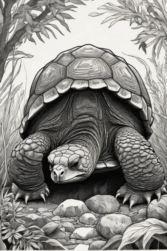 galápagos tortoise,tortoise,giant tortoise,land turtle,turtle,gopher tortoise,tortoises,trachemys,giant tortoises,terrapin,galapagos tortoise,turtle pattern,trachemys scripta,water turtle,turtles,pond turtle,box turtle,loggerhead turtle,desert tortoise,illustration,Illustration,Black and White,Black and White 02