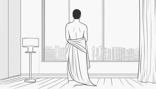 perfume bottle silhouette,curtains,a curtain,drapes,curtain,woman silhouette,hotel man,bathrobe,window curtain,shower curtain,mannequin silhouettes,coloring page,shoulder length,silhouette of man,drape,high-rise,four-poster,man silhouette,high rise,ballroom dance silhouette,Illustration,Black and White,Black and White 04