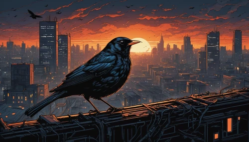 city pigeon,crows,murder of crows,corvidae,birds of prey-night,3d crow,crows bird,crow,blackbird,city pigeons,birds of chicago,corvus,magpie,jackdaw,raven bird,night bird,bird illustration,nocturnal bird,black crow,society finch,Illustration,Realistic Fantasy,Realistic Fantasy 25