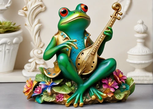 jazz frog garden ornament,frog figure,frog prince,frog king,green frog,woman frog,frog through,barking tree frog,chorus frog,pacific treefrog,pond frog,litoria fallax,wallace's flying frog,saraswati veena,squirrel tree frog,jazz bass,tree frog,frog background,musical instrument accessory,bullfrog,Photography,Fashion Photography,Fashion Photography 04