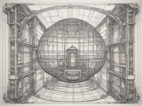 panopticon,wireframe,glass sphere,spherical image,wireframe graphics,orrery,armillary sphere,musical dome,parabolic mirror,gasometer,heliosphere,biomechanical,ball point,frame drawing,globe,klaus rinke's time field,spherical,dome,sphere,spheres,Art,Classical Oil Painting,Classical Oil Painting 28
