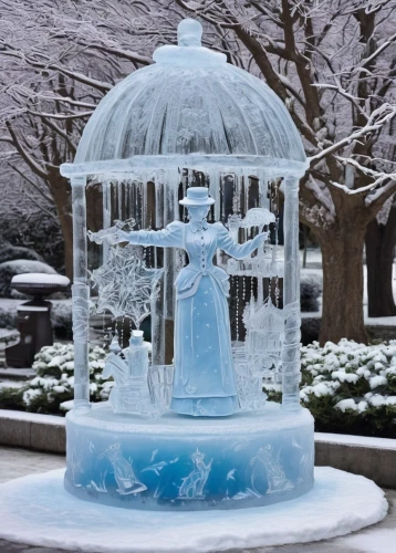 snow globe,ice queen,the snow queen,frozen,icemaker,frozen ice,snow figures,elsa,maximilian fountain,neptune fountain,water fountain,ice,snow ring,mozart fountain,fountain lawn,ice castle,ice ball,icy,princess diana gedenkbrunnen,spa water fountain,Illustration,Japanese style,Japanese Style 17